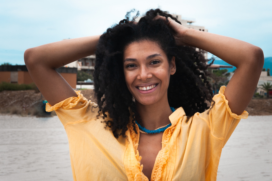 Happy Woman at the Beach