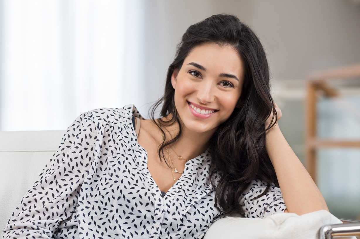 Happy young woman